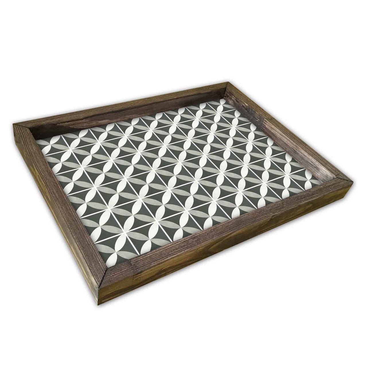 Tava pentru servire, AT-011, 30x40 cm, Multicolor - imagine 3